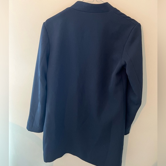 Navy H&M coat, size XXS/32 - Picture 2 of 3